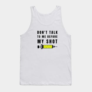 US Open Don't Talk To Me Before My Shot Tank Top